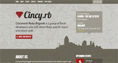 Desktop Screenshot of cincyrb.com