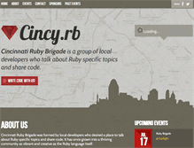 Tablet Screenshot of cincyrb.com